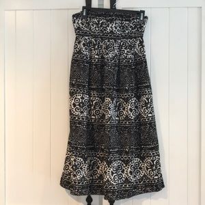 Black and white dress